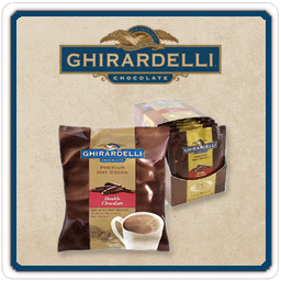 Ghirardelli Double Chocolate Hot Cocoa | Case of 15 1.5oz Packs