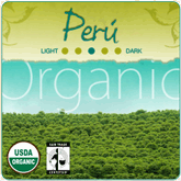 Natural Organic Peru 'Andes Gold' Coffee